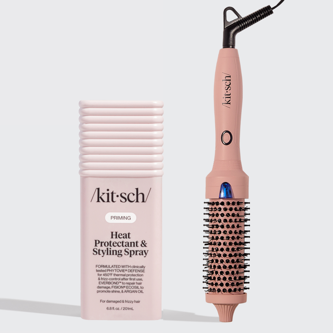 Pack Spray Protector de calor + Cepillo Térmico Voluminizador