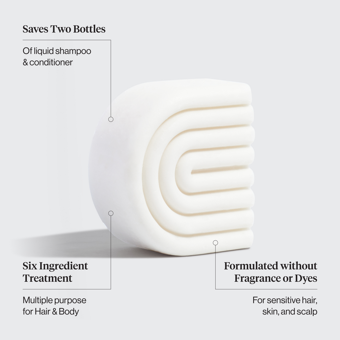 超敏感固体护发素和剃须棒