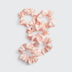 Lot de 5 chouchous Satin Sleep - Blush