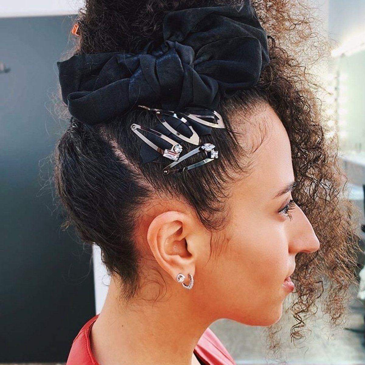 Micro Stackable Snap Clips 7pc set - Hematite - KITSCH